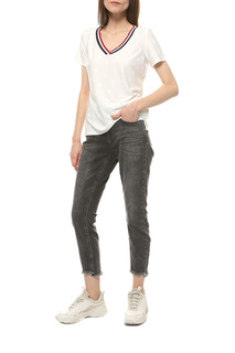 Футболка женская COMMA 88.708.32.3177 белая 38