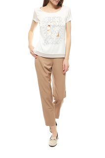 Футболка женская COMMA 81.709.32.8702 белая 38