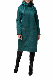 Пуховик-пальто женский DizzyWay 20307 зеленый 42