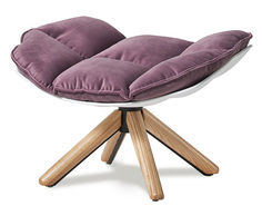 Оттоманка в стиле Husk, лиловый I Modern
