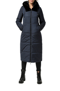 Пуховик-пальто женский DizzyWay 20412 синий 44