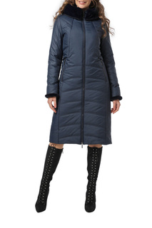 Пуховик-пальто женский DizzyWay 20401 синий 60
