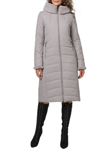 Пуховик-пальто женский DizzyWay 20401 фиолетовый 50