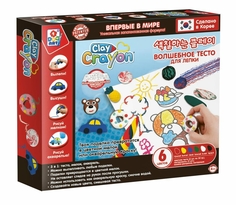 Набор тесто-мелков 1TOY Art Clay Crayon Т19004 6 цветов по 30 г