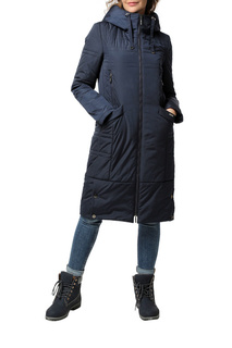 Пуховик-пальто женский DizzyWay 20414 синий 46