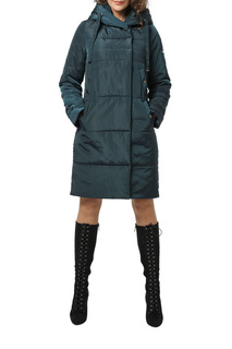 Пуховик-пальто женский DizzyWay 20403 зеленый 56