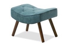 Оттоманка Hygge, темно-бирюзовый/орех I Modern