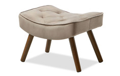 Оттоманка Hygge, бежевый/орех I Modern
