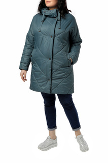 Пуховик-пальто женский DizzyWay 20344 зеленый 62