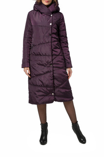 Пуховик-пальто женский DizzyWay 20314 фиолетовый 50