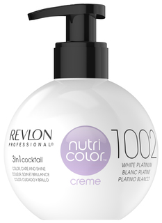 Краска для волос Revlon Professional Nutri Color Creme 1002 White Платиновый 270 мл