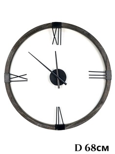 Часы настенные интерьерные с большим диаметром циферблата ID Interio артикул 190730-4