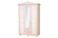 Платяной шкаф Hoff Алиса 80276266 167,5х233,8х57,5, дезира эш/белый