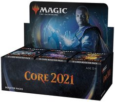 Дисплей бустеров Wizards of the Coast MTG core set 2021 на английском языке