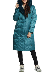 Пуховик женский D`imma 2110 голубой 44-170