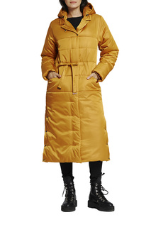 Пуховик-пальто женский D`imma 2111 серый 56-170