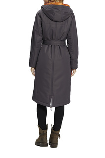 Пуховик-пальто женский D`imma 2112 серый 56-170