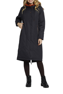 Пуховик-пальто женский D`imma 2112 синий 44-170