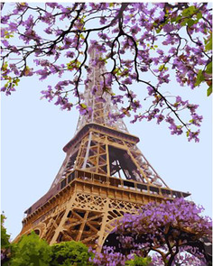 Картина по номерам ВанГогВоМне ZX 23040 Очарование Парижа 40х50 см