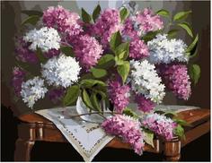 Картина по номерам Paintboy PK 79035 О сирени (Воробьёва Ольга) 40х50см