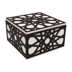 18W3160 Шкатулка декоративная, дерево, 20*20*11,5см Айрис