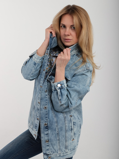 Джинсовая куртка женская Mavi SQ63600 голубая M