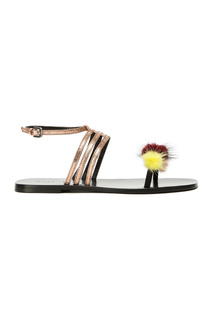 Сандалии женские Pollini SA16291C15 золотистые 39 RU