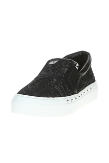 Слипоны женские Baldinini Trend DE8909S30PIZZ0000 черные 36 RU
