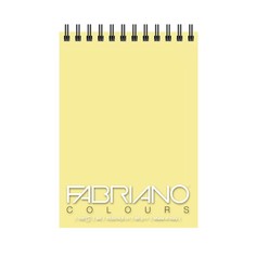 Альбом для графики на спирали Fabriano "Writing Colors" 10,5х14,8 см 100 л 80 г банан