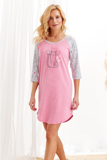 Ночная сорочка женская TARO 20W Mocca розовая XL