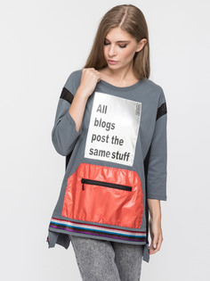 Свитшот женский DAIROS GD69300700 серый S