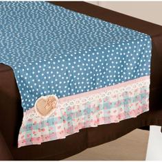 Дорожка на стол Арти-М, Джинсовое сердце, 41x96 см