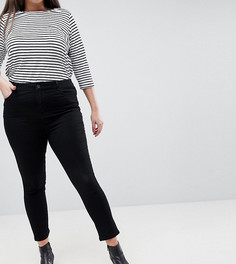 Черные джинсы скинни New Look Curve-Черный
