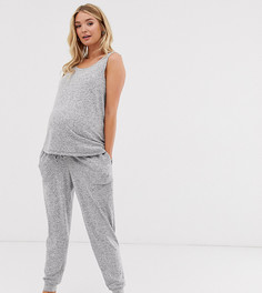 Комбинируемые супермягкие джоггеры для дома ASOS DESIGN Maternity-Серый