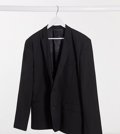 Черный пиджак скинни ASOS DESIGN Plus