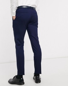 Костюмные брюки из эластичной шерсти Calvin Klein Pittsburgh-Темно-синий