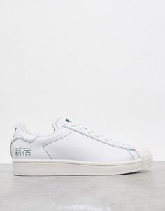 Серые кроссовки с вышивкой цветов вишни adidas Originals Superstar Pure-Серый