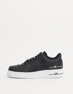 Черные кроссовки Nike Air Force 1 07 LV8 3SU20-Черный