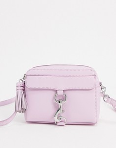 Розовая кожаная сумка Rebecca Minkoff-Розовый