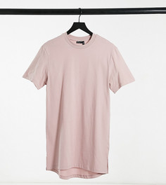 Сиреневая длинная футболка с разрезами ASOS DESIGN Tall-Фиолетовый