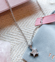 Серебристое ожерелье с подвеской-звездой с кристаллами Ted Baker Saigi-Серебристый