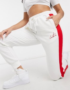 Кремовые спортивные джоггеры с полосками The Couture Club-Кремовый