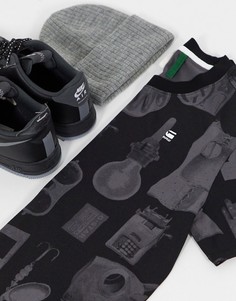 Футболка G-Star lash materials-Черный