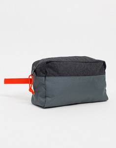 Сумка для стирки из контрастных мельтона и парусины ASOS DESIGN-Многоцветный