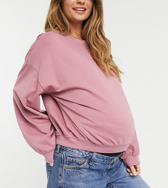 Розовый свитшот с объемными рукавами Urban Bliss Maternity