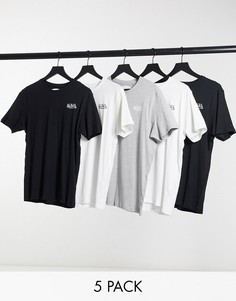 Комплект из 5 футболок для дома Von Dutch-Многоцветный