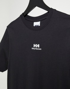 Черная футболка с логотипом Helly Hansen YU Twin-Черный