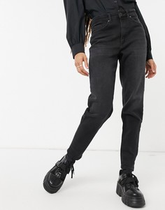 Черные выбеленные джинсы в винтажном стиле Only Veneda-Черный