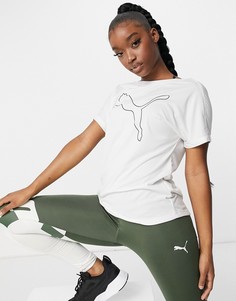 Белая футболка с логотипом PUMA Training-Белый