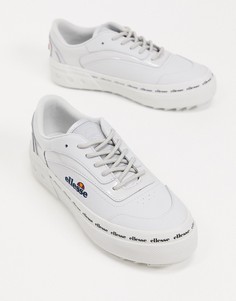 Белые массивные кроссовки на платформе ellesse Alzina-Серый